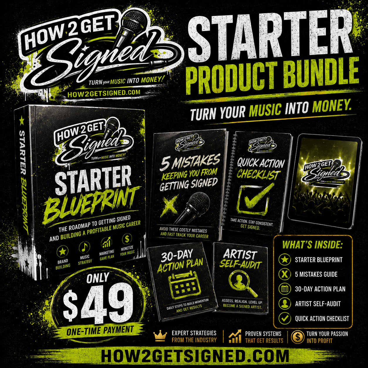 What's inside the Starter Blueprint Bundle?